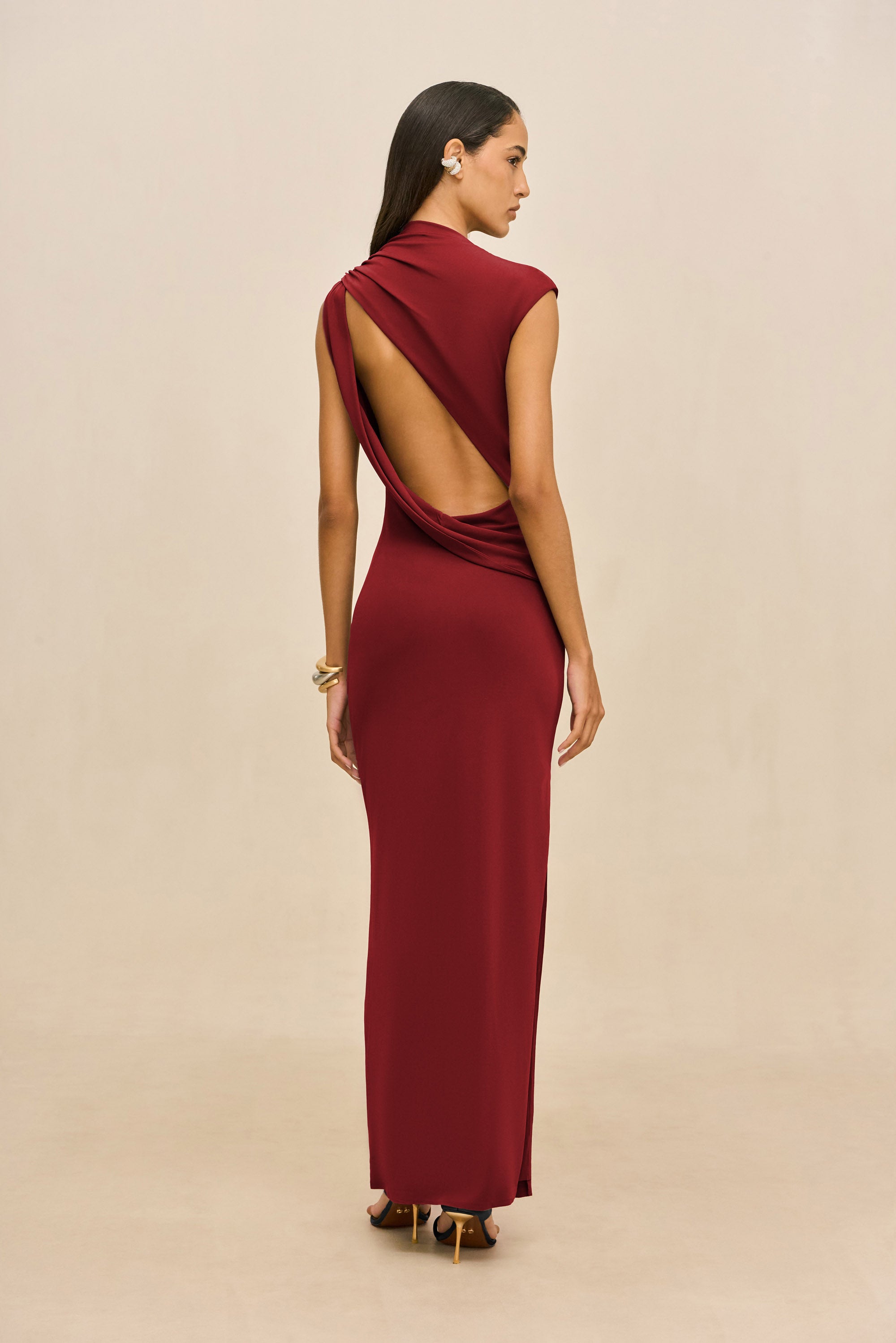 IZOLA GOWN - WINTER PLUM