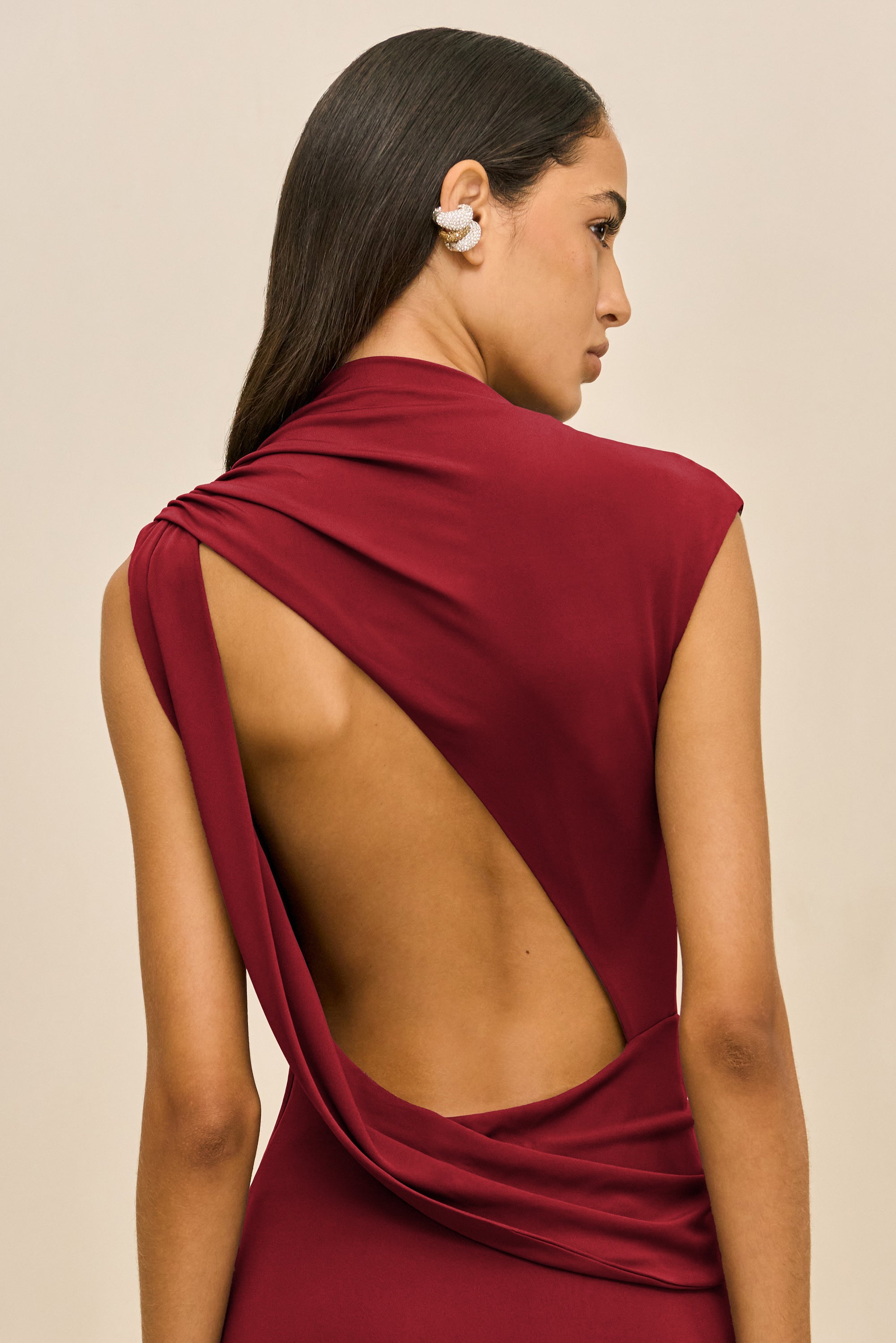 IZOLA GOWN - WINTER PLUM
