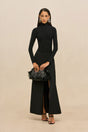 IZEL KNIT BODYSUIT - BLACK