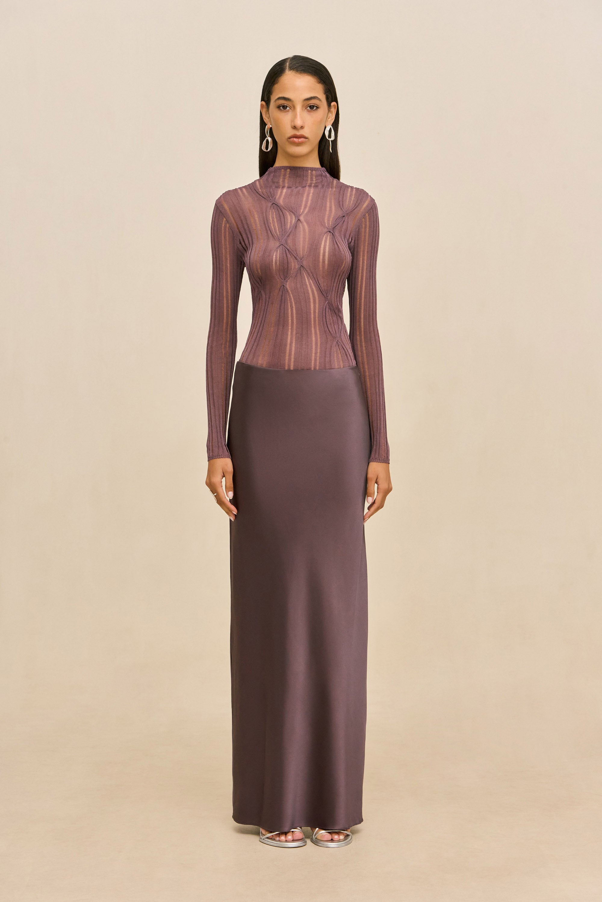 TAI KNIT TOP - WARM HAZE