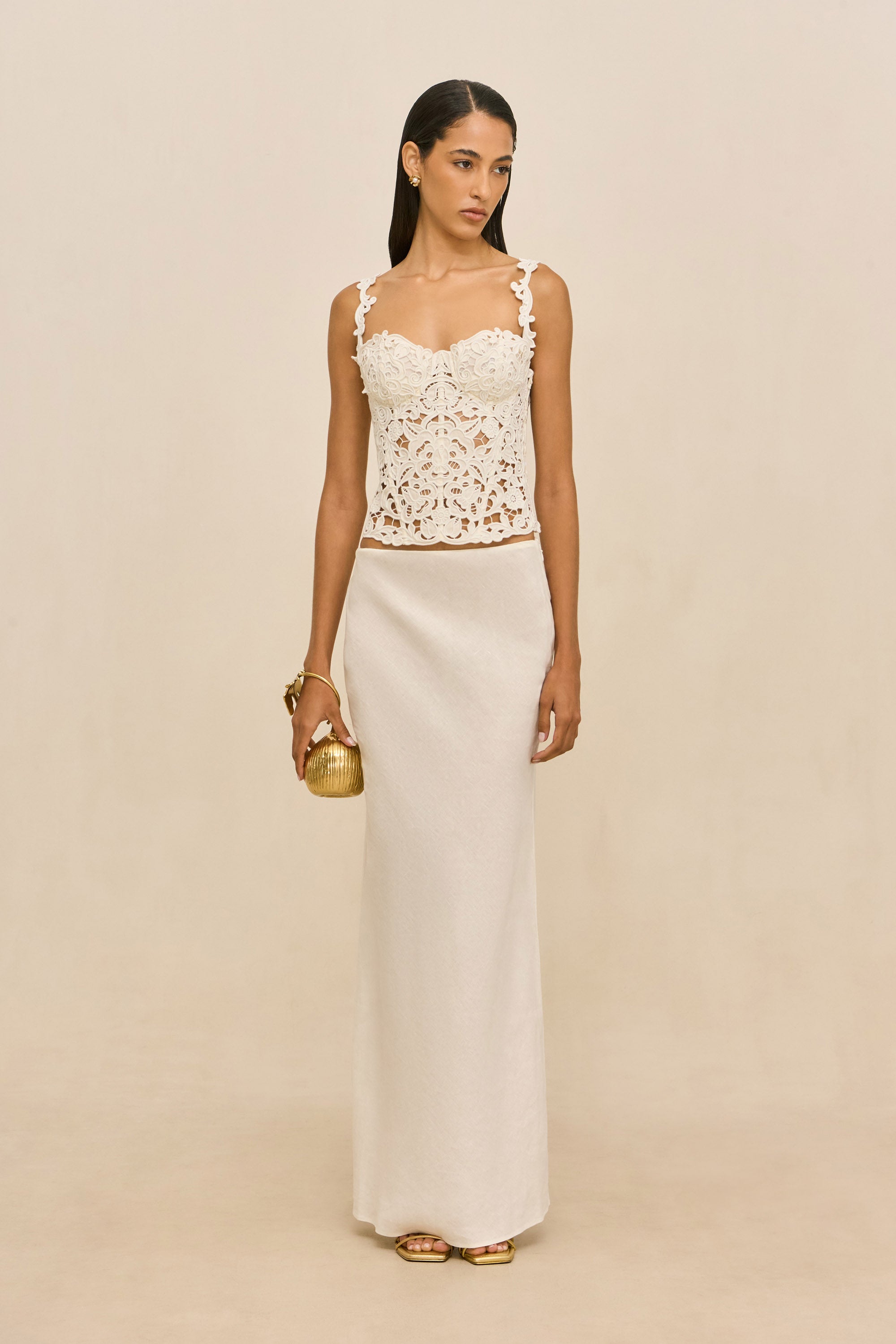 ZAIRE TOP - OFF WHITE