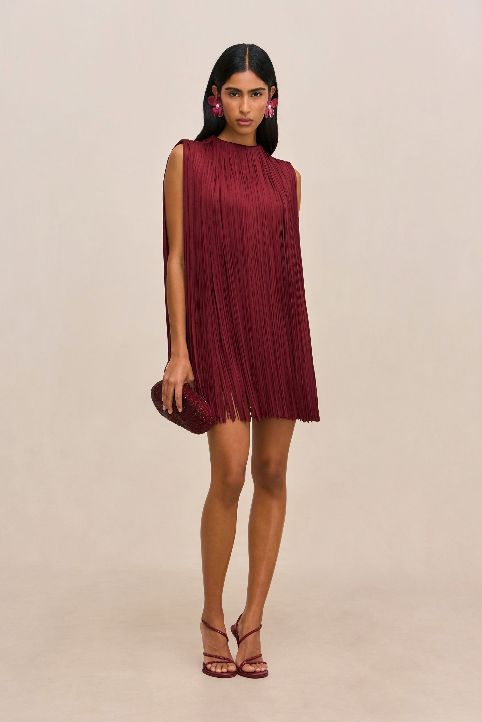 MONICA DRESS - WINTER PLUM