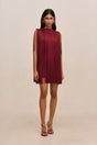 MONICA DRESS - WINTER PLUM