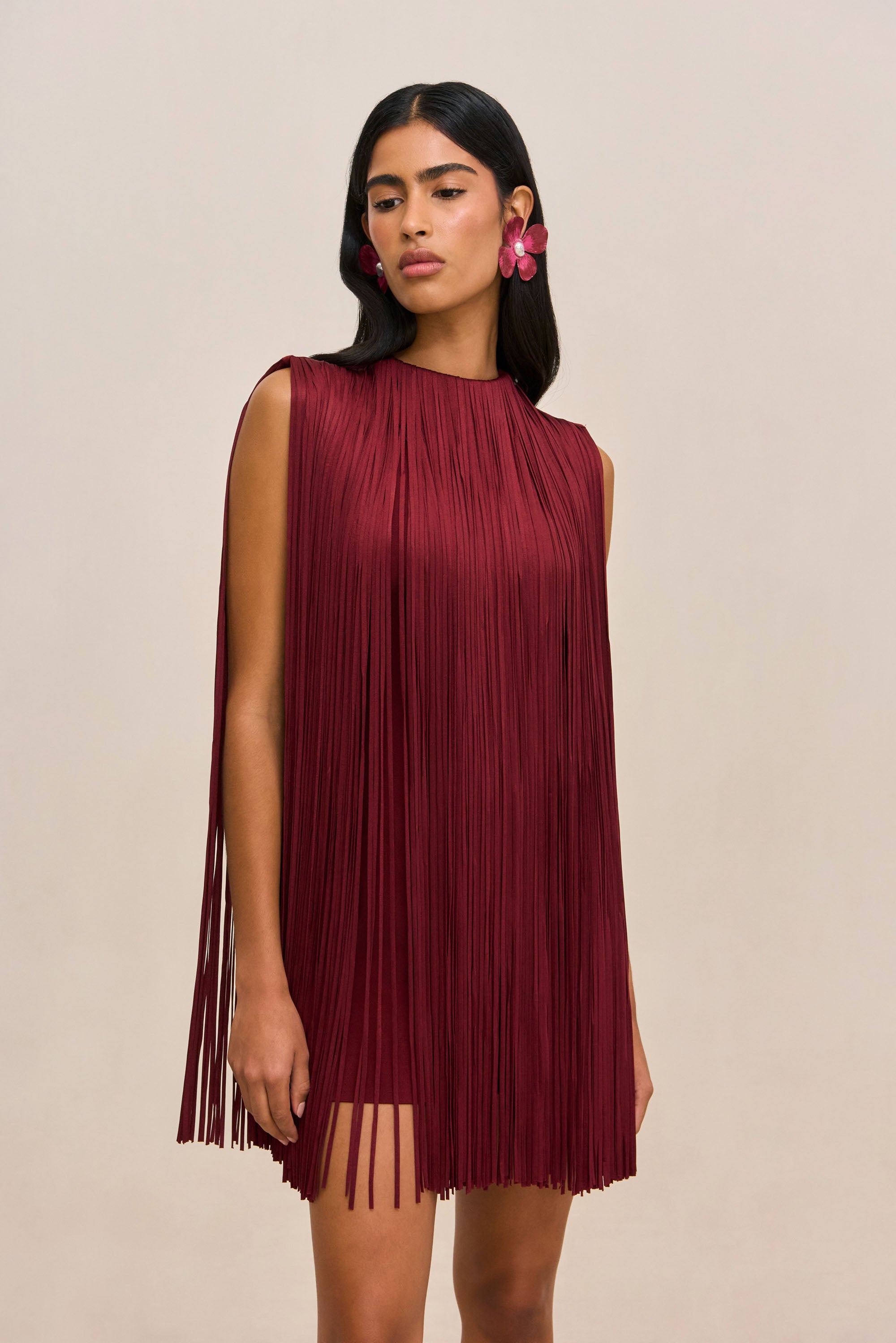 MONICA DRESS - WINTER PLUM