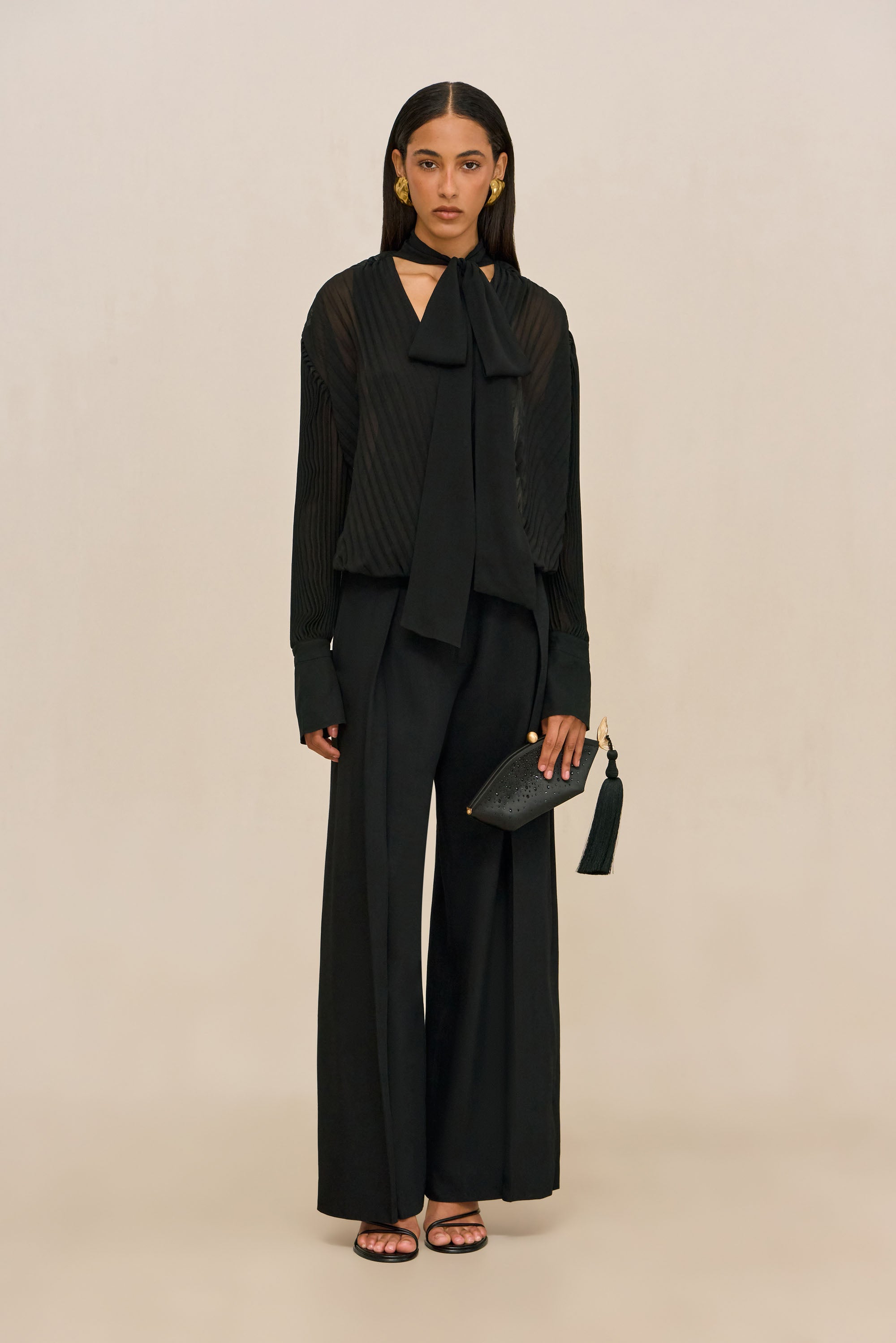 TANSY TOP - BLACK