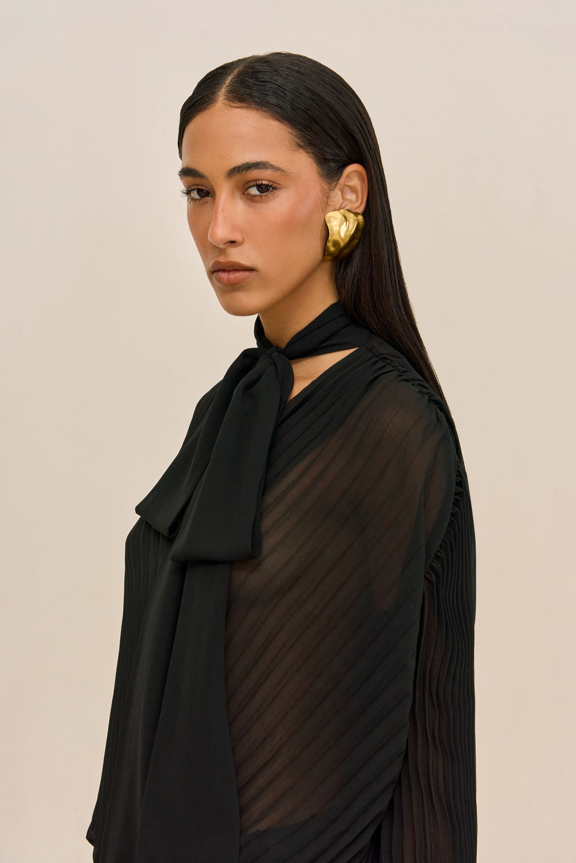 TANSY TOP - BLACK