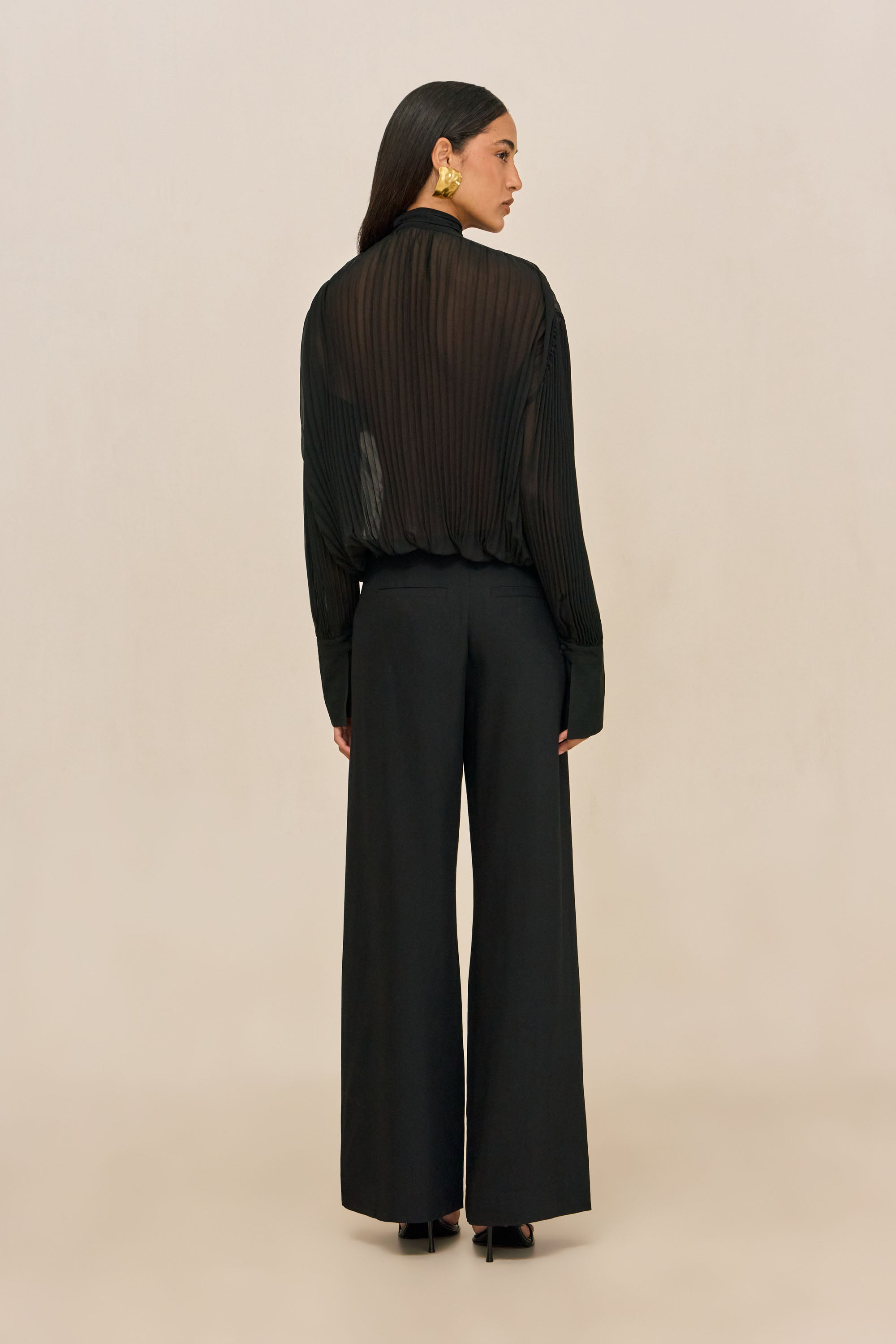 TANSY TOP - BLACK