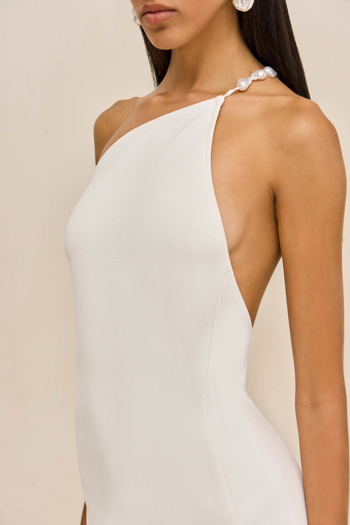 CARLOTTA KNIT DRESS - OFF WHITE