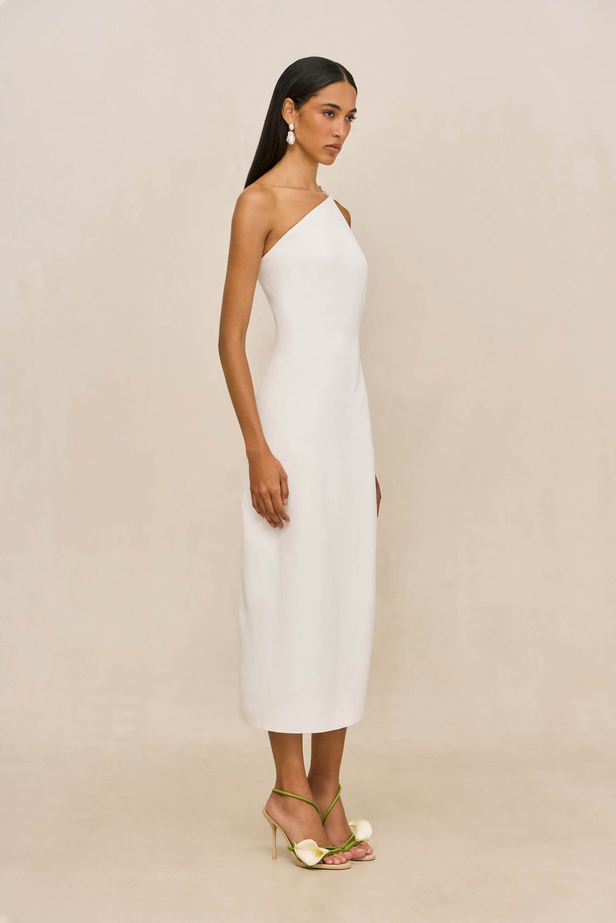 CARLOTTA KNIT DRESS - OFF WHITE