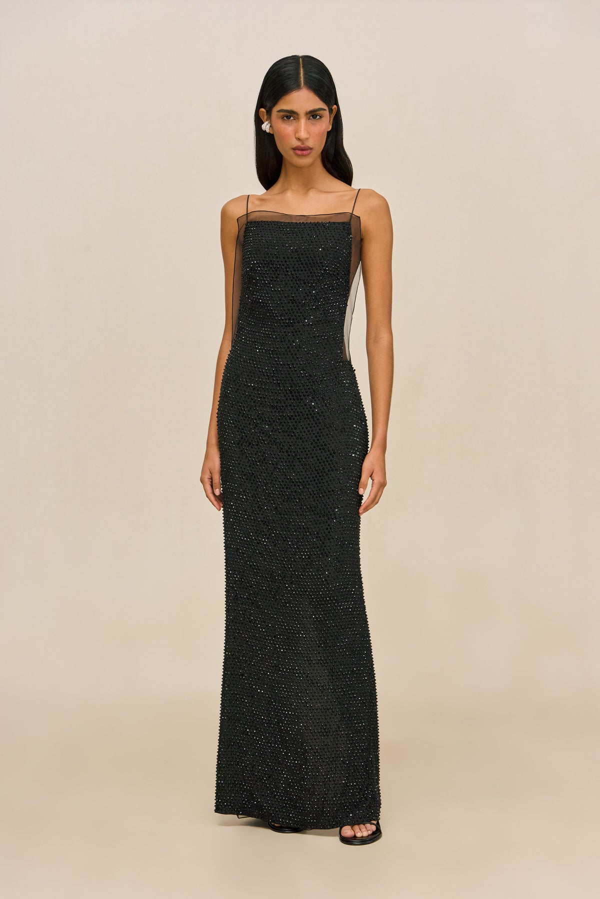 LYCIA GOWN - BLACK