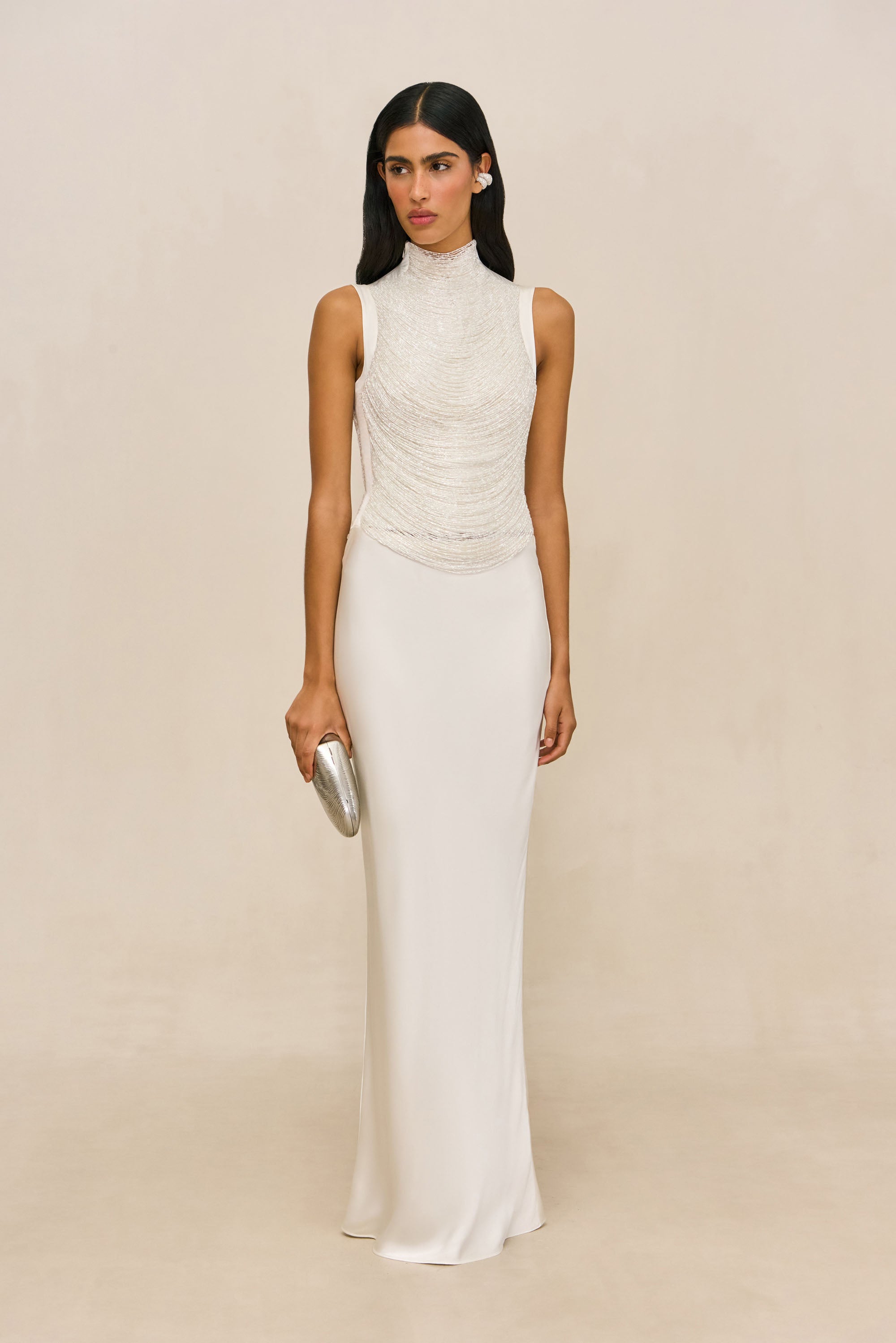 CHANTELLE SKIRT - OFF WHITE