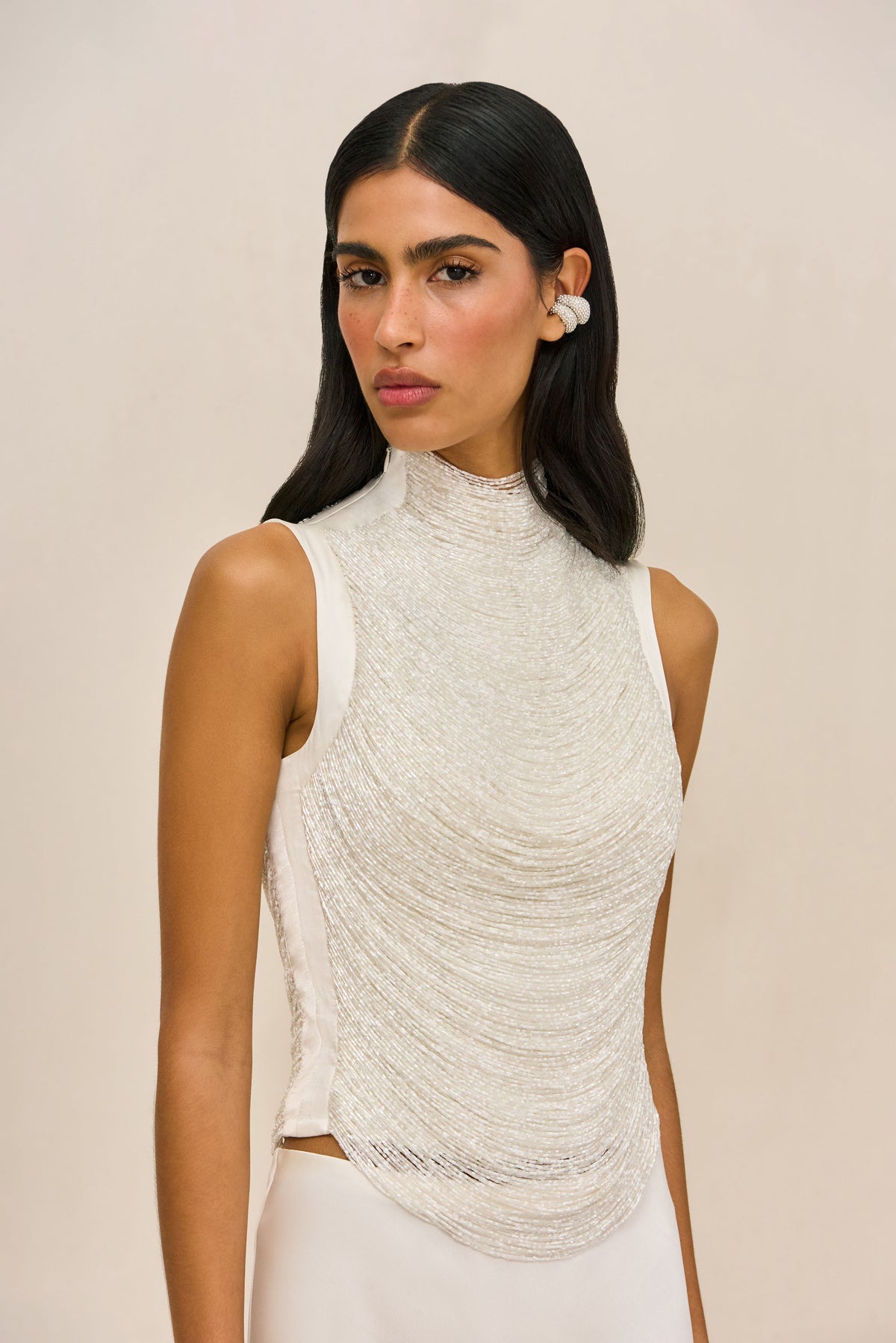 TARAJI TOP - OFF WHITE