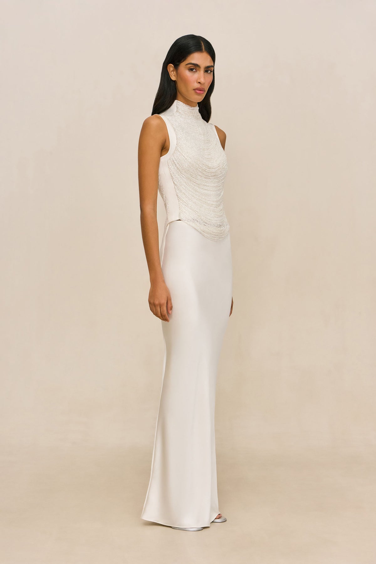 CHANTELLE SKIRT - OFF WHITE