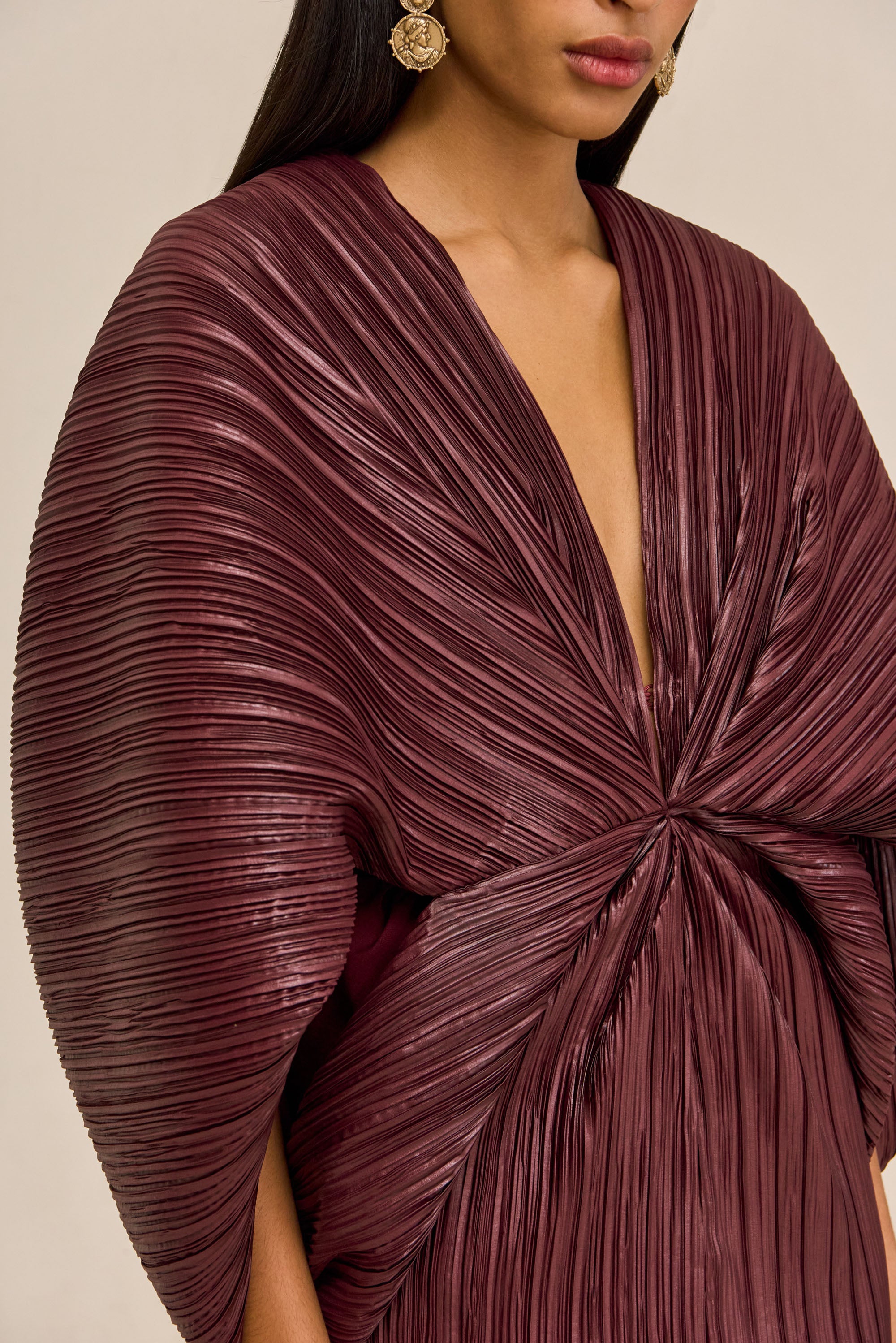 JUNONIA DRESS - BORDEAUX