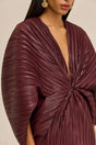 JUNONIA DRESS - BORDEAUX