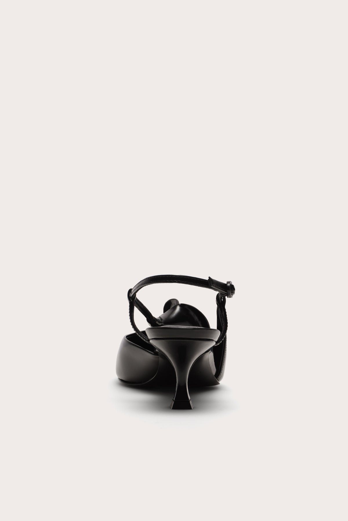 CALLA KITTEN PUMP - BLACK