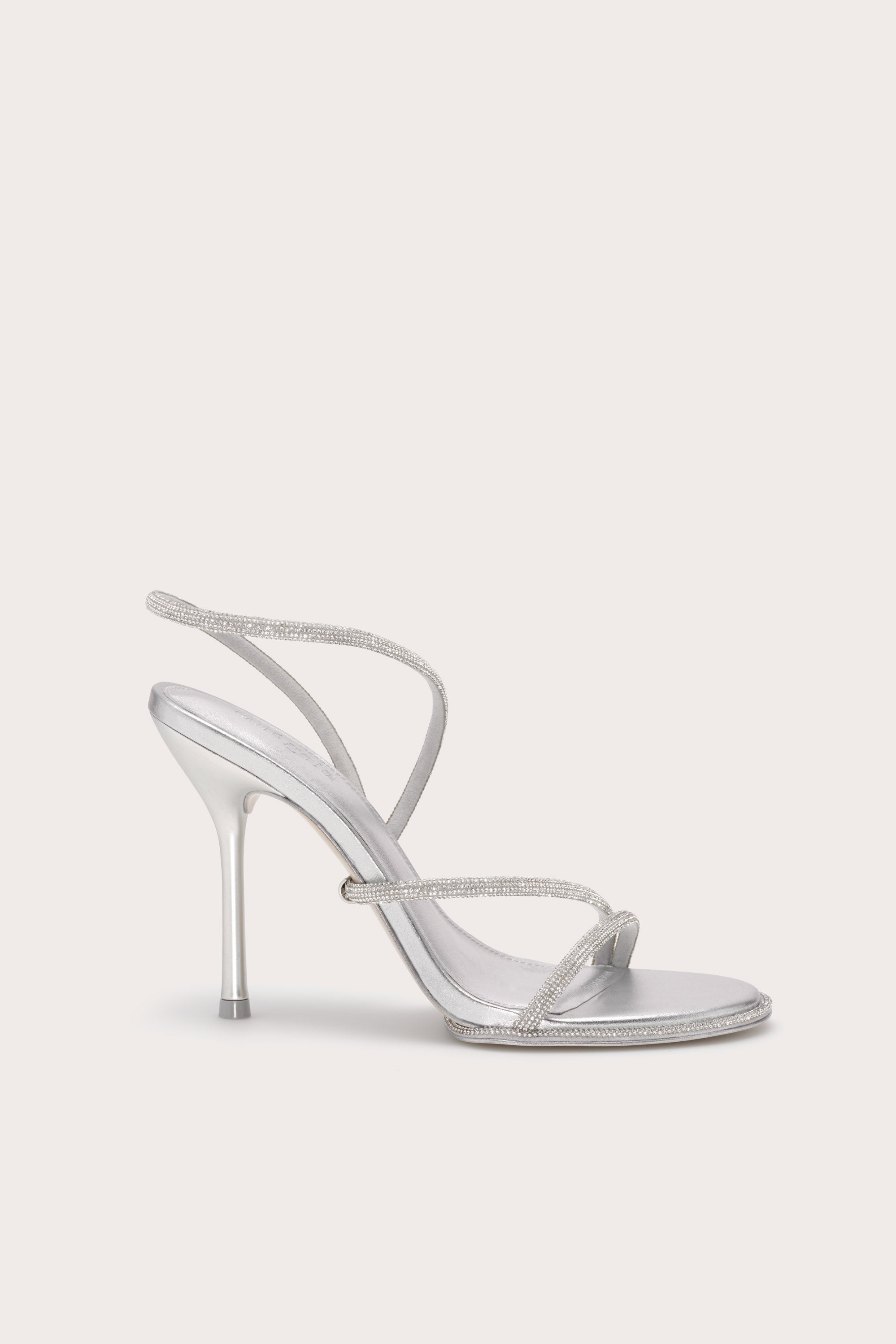 CANDACE RHINESTONE SANDAL - CLEAR
