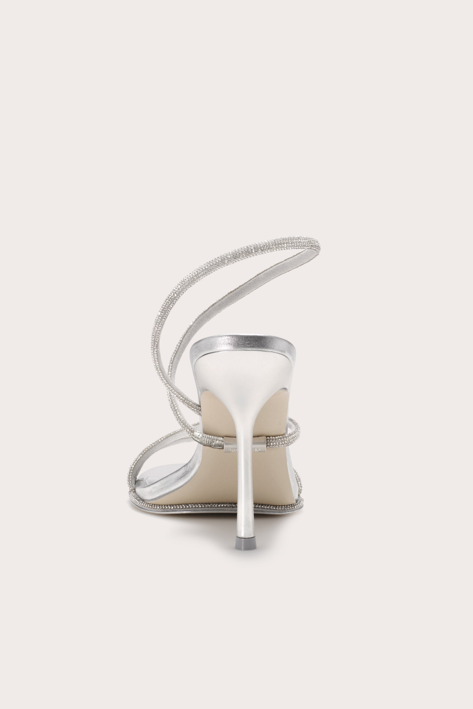 CANDACE RHINESTONE SANDAL - CLEAR