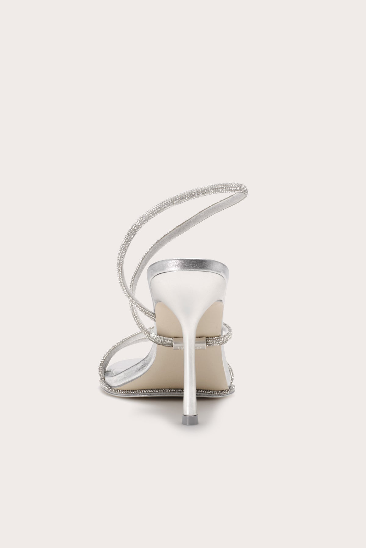 CANDACE RHINESTONE SANDAL - CLEAR