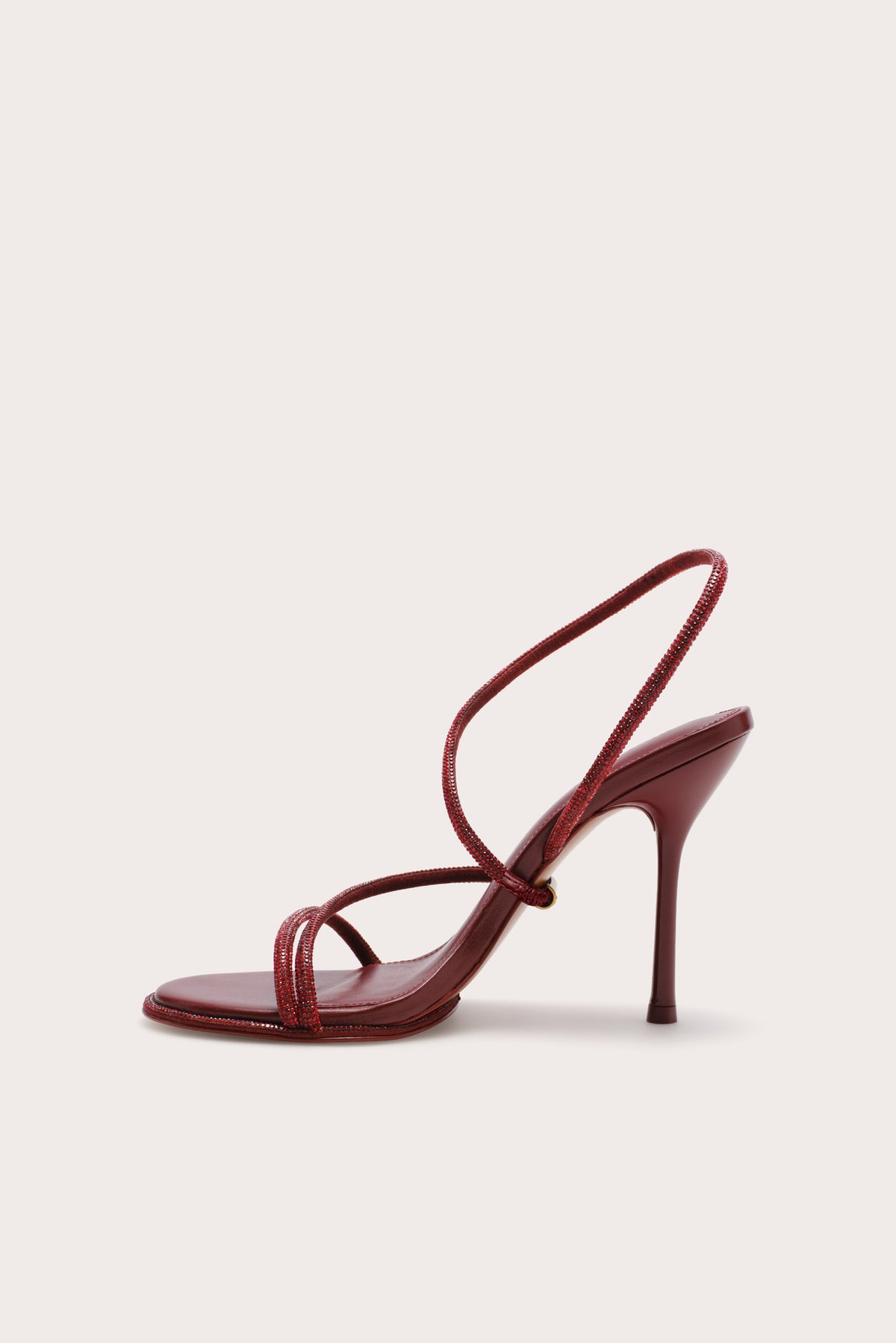 CANDACE RHINESTONE SANDAL - WINTER PLUM