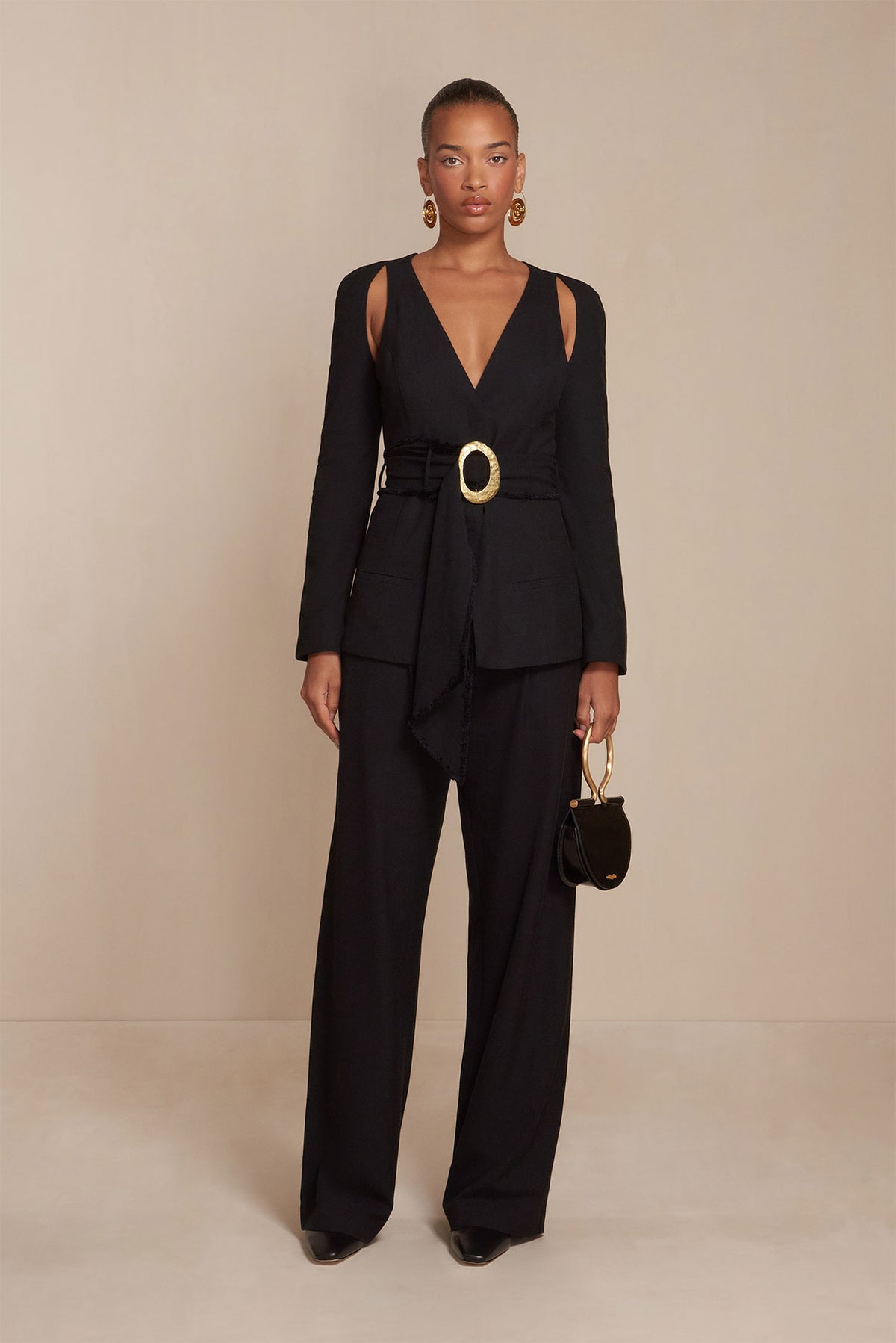 NOEY BLAZER - BLACK