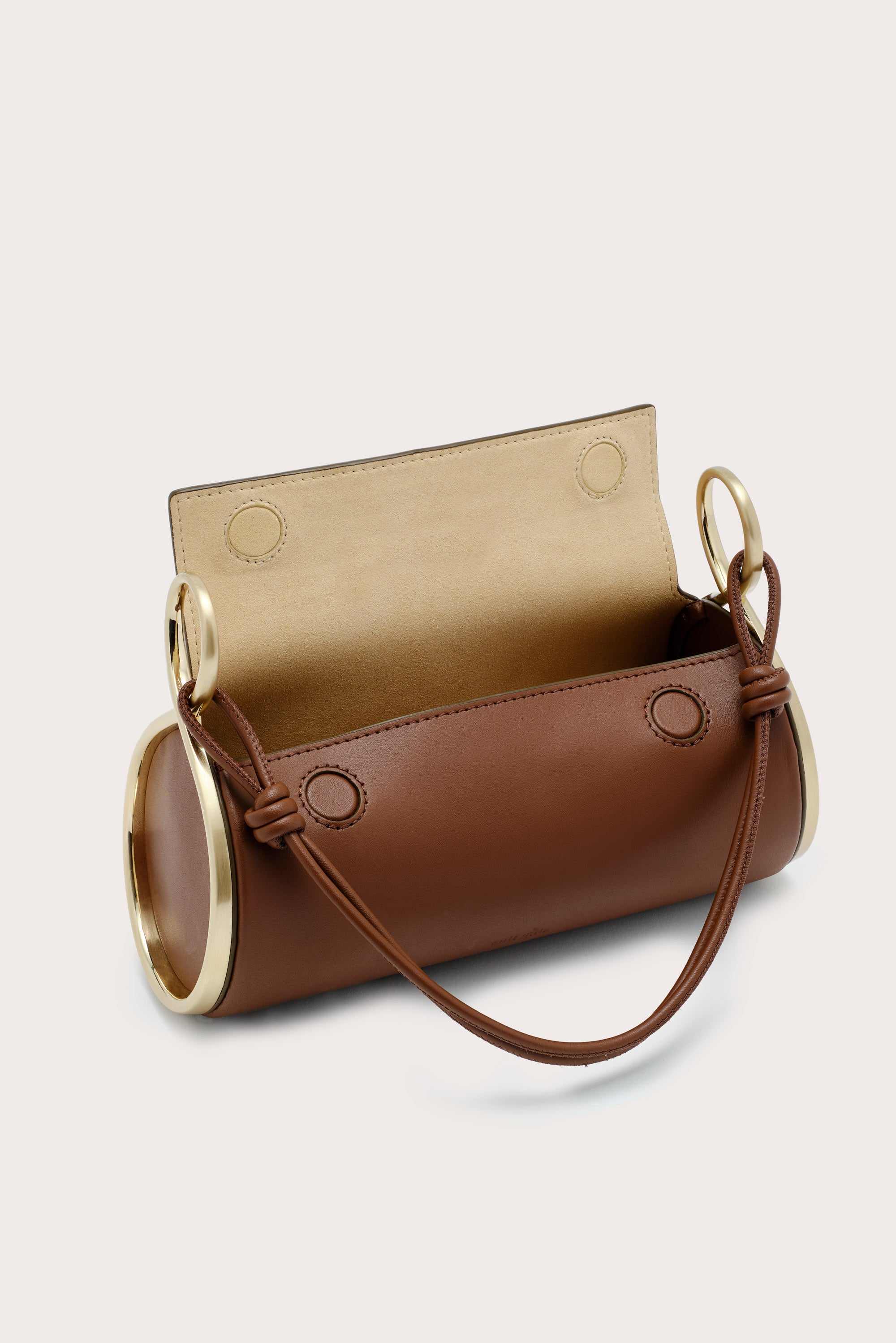 DAHLIA SHOULDER BAG - SADDLE