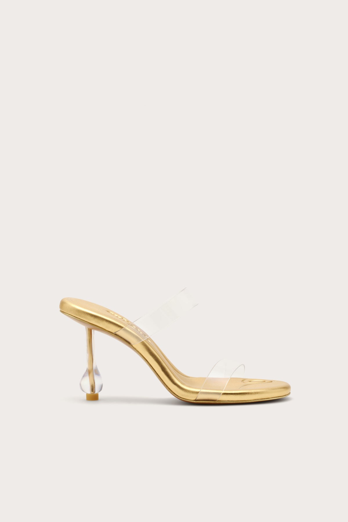 DEMI HEEL - BRASS