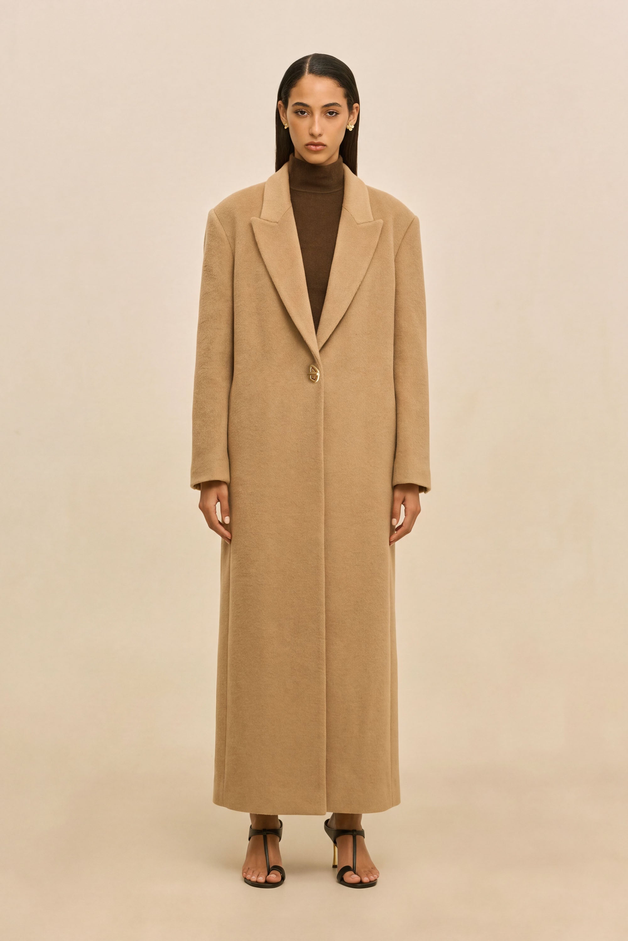EMM COAT - CAMEL