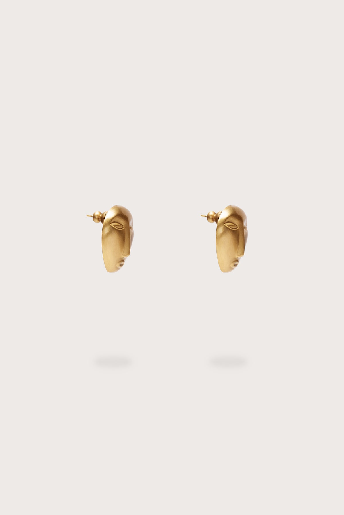 EVE EARRING - BRUSHED BRASS
