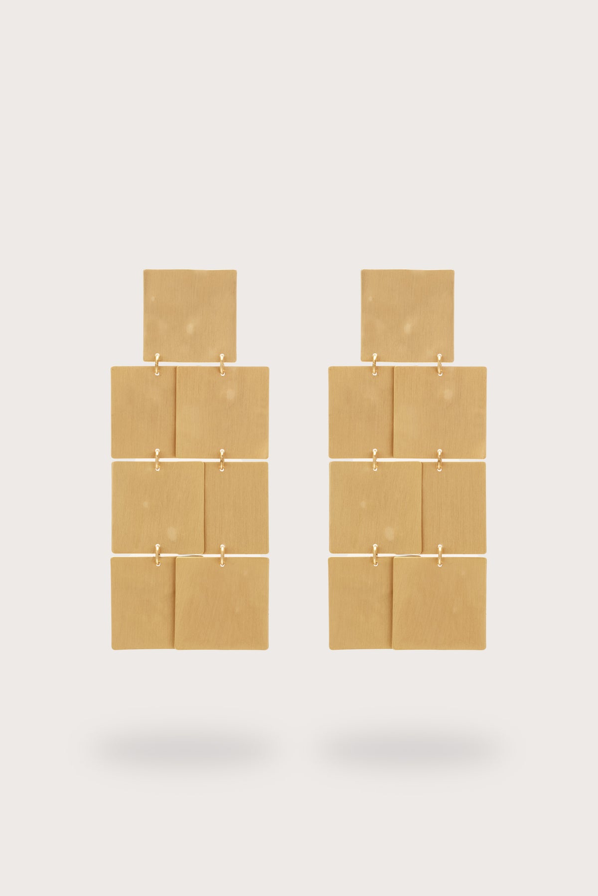 EVELIS EARRING - BRUSHED BRASS