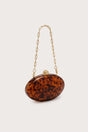 EVIANA CLUTCH - CARAMEL TORTOISE