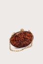 EVIANA CLUTCH - CARAMEL TORTOISE