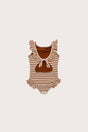 KIDS ALANAH ONE PIECE - SMALL SADDLE STRIPE