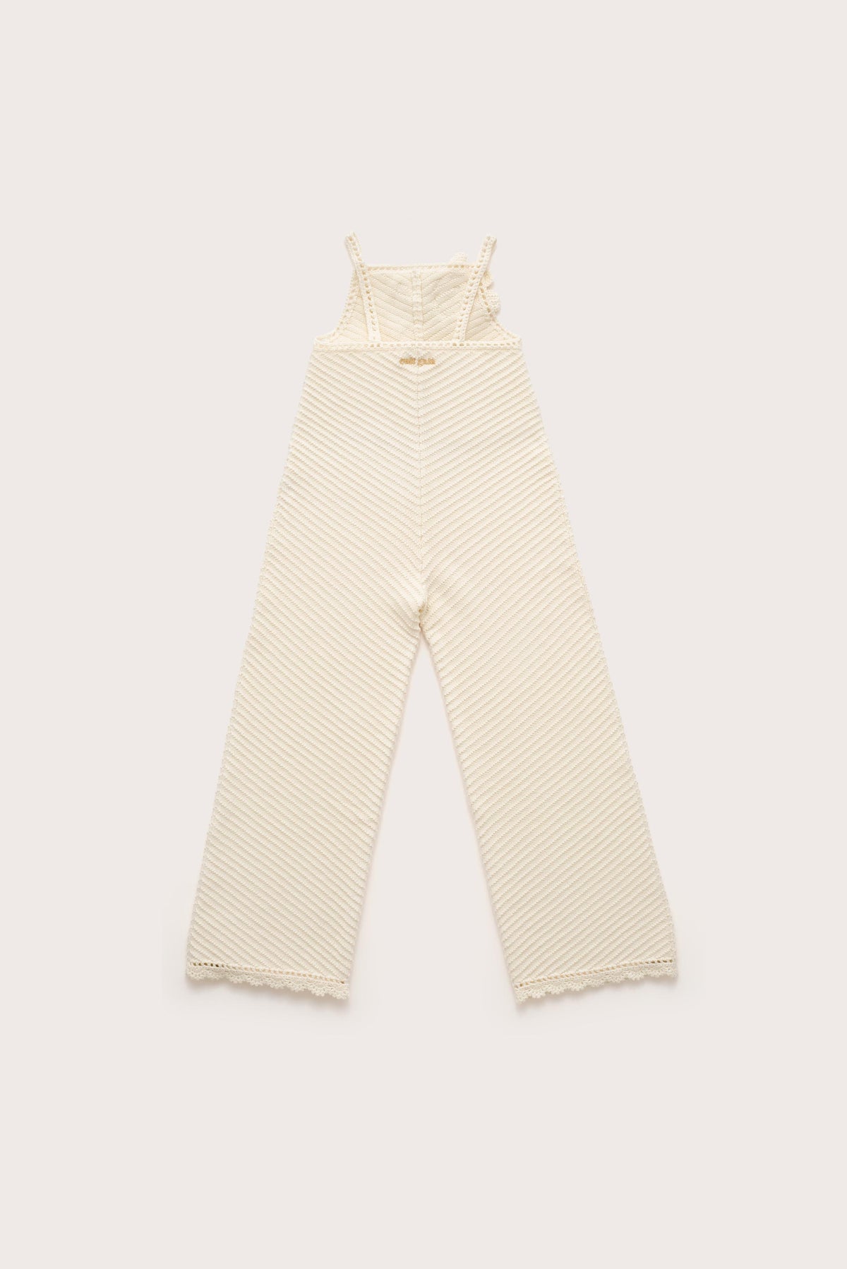 KIDS CHRYSANTHEMUM JUMPSUIT - OFF WHITE
