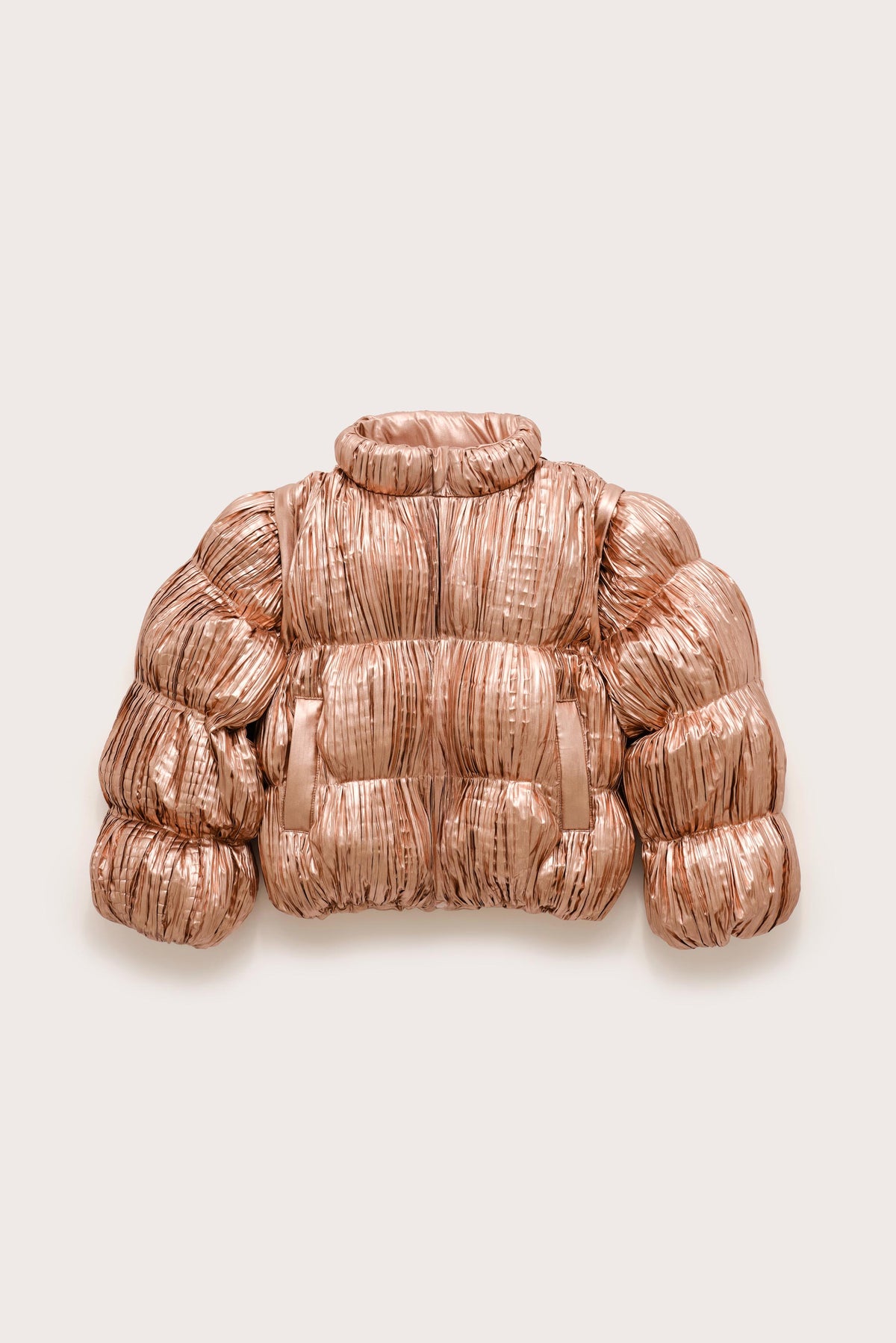KIDS FRANNIE CONVERTIBLE JACKET - PETAL METALLIC
