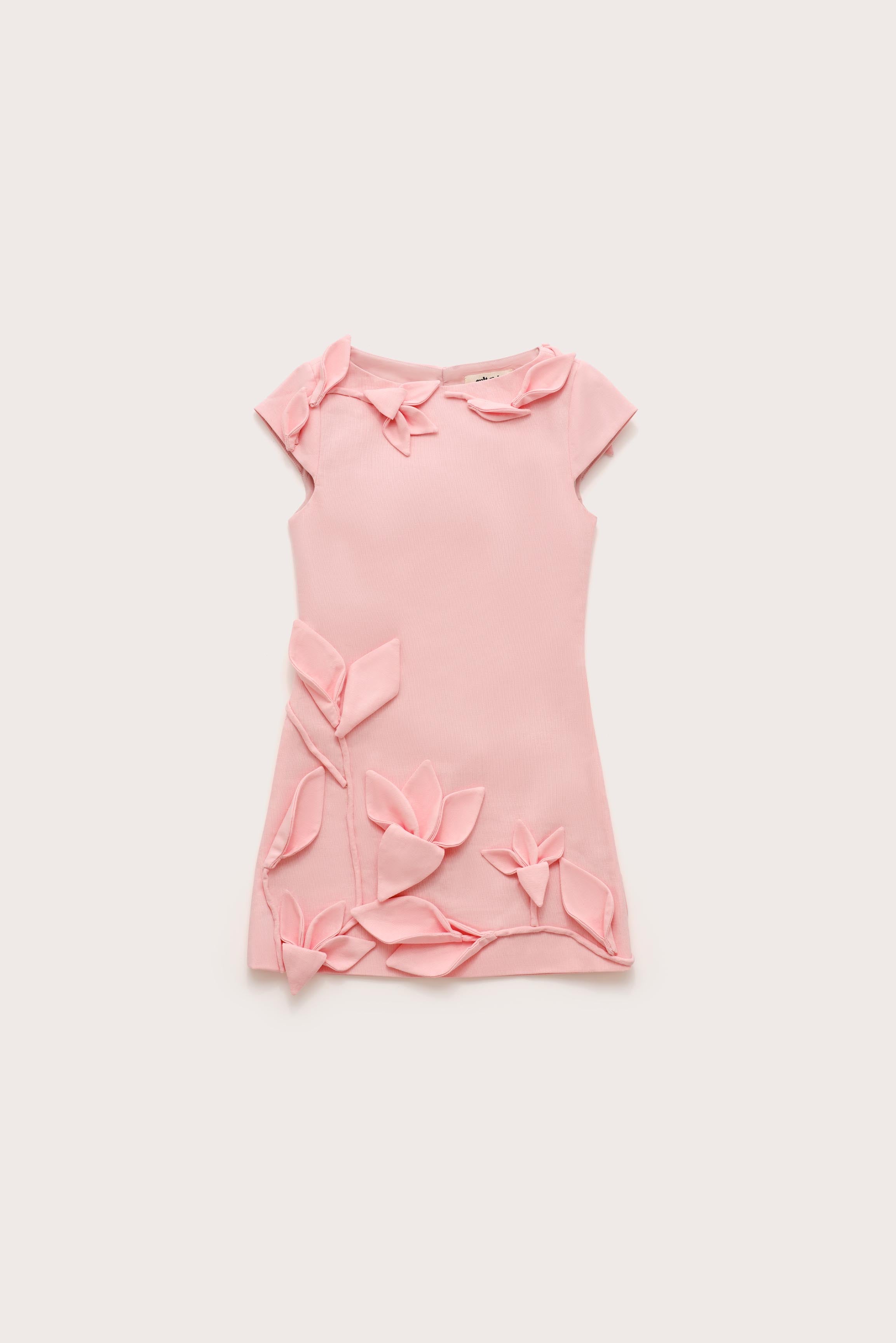 KIDS WISTERIA DRESS - PETAL PINK