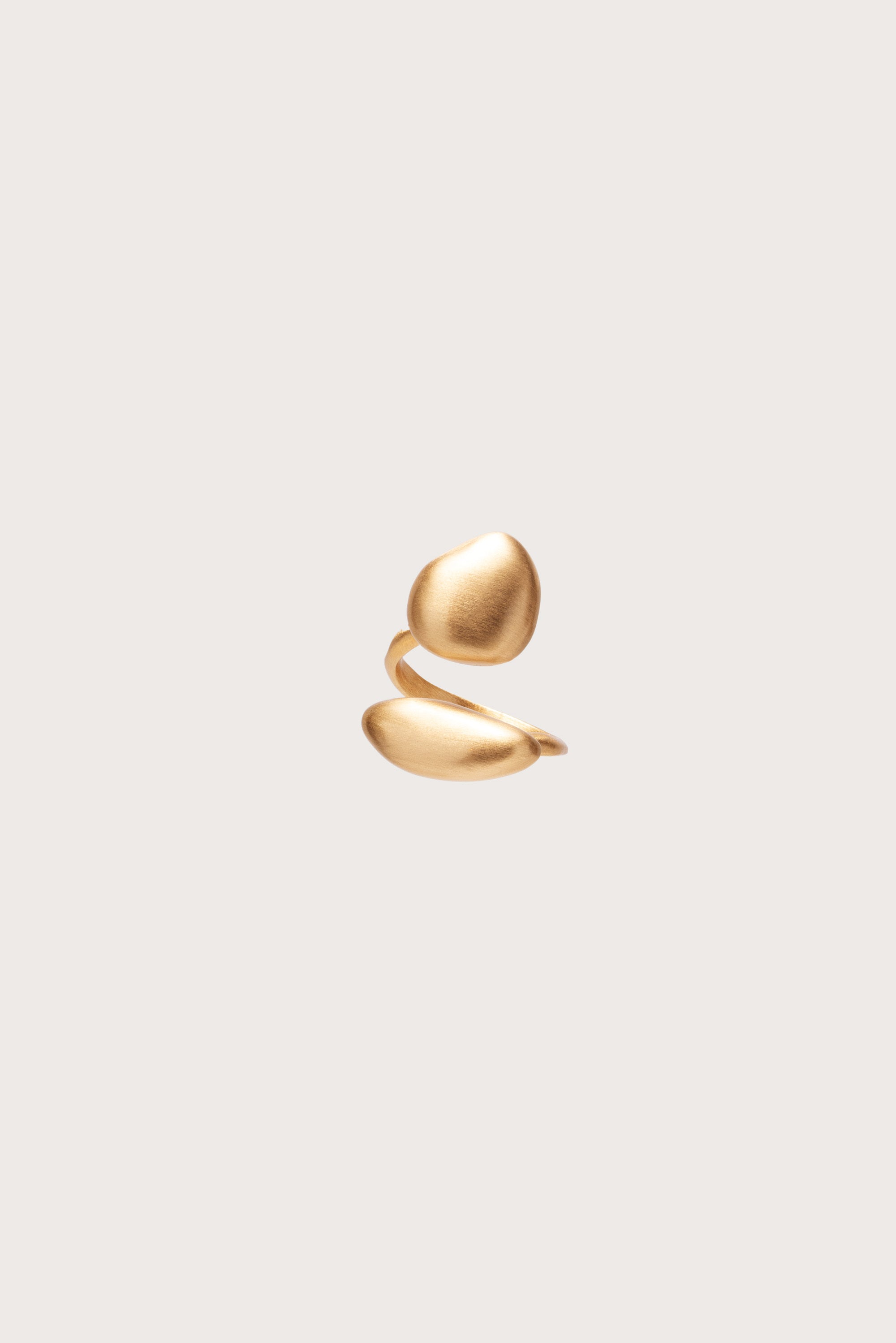 INA RING SET - BRUSHED BRASS
