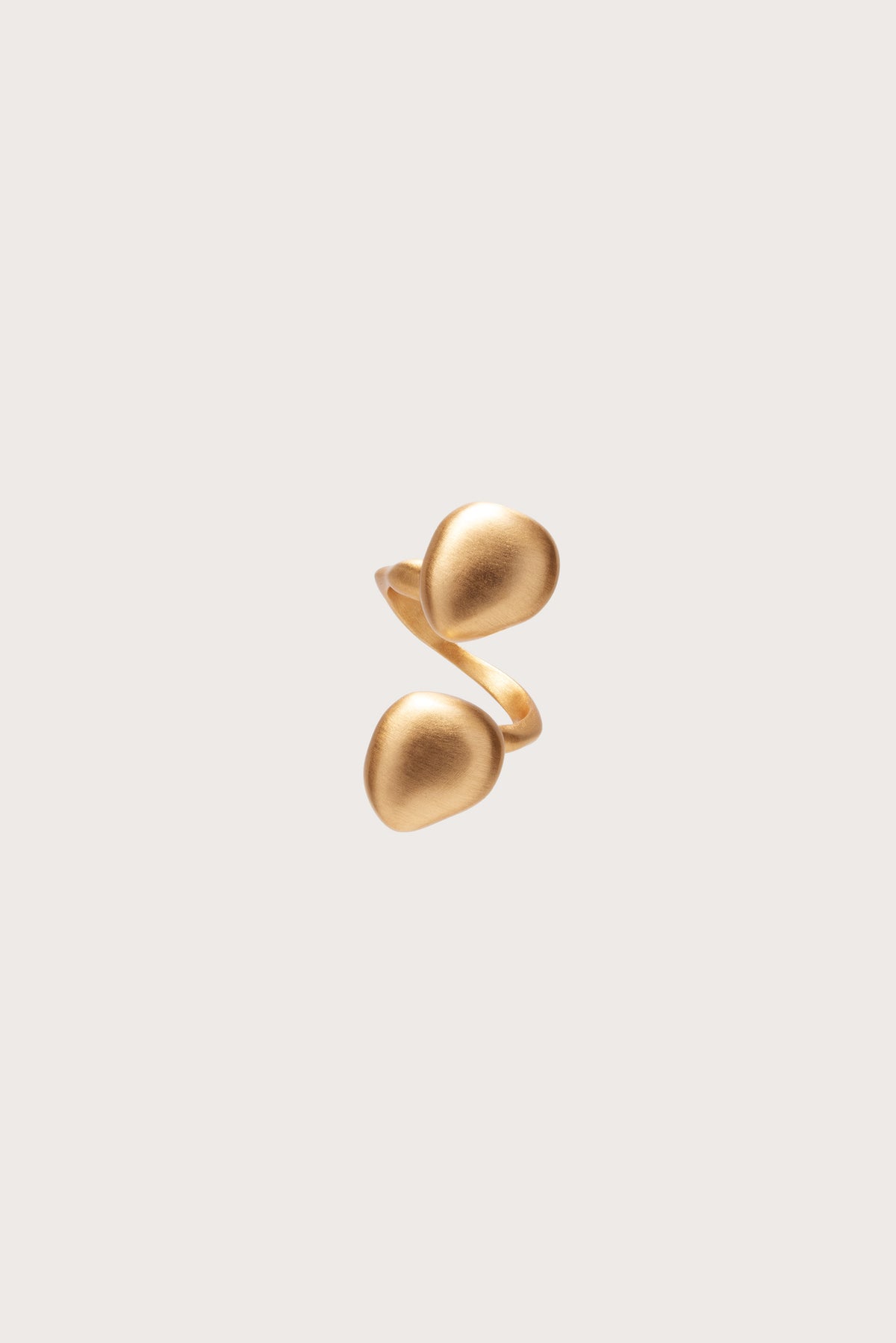 INA RING SET - BRUSHED BRASS