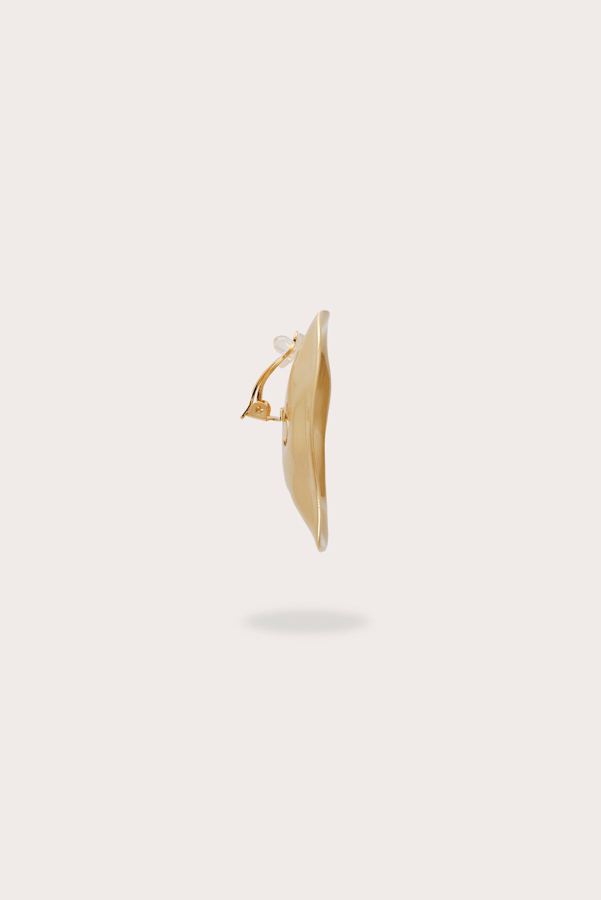 IZARA XL EARRING - BRUSHED BRASS
