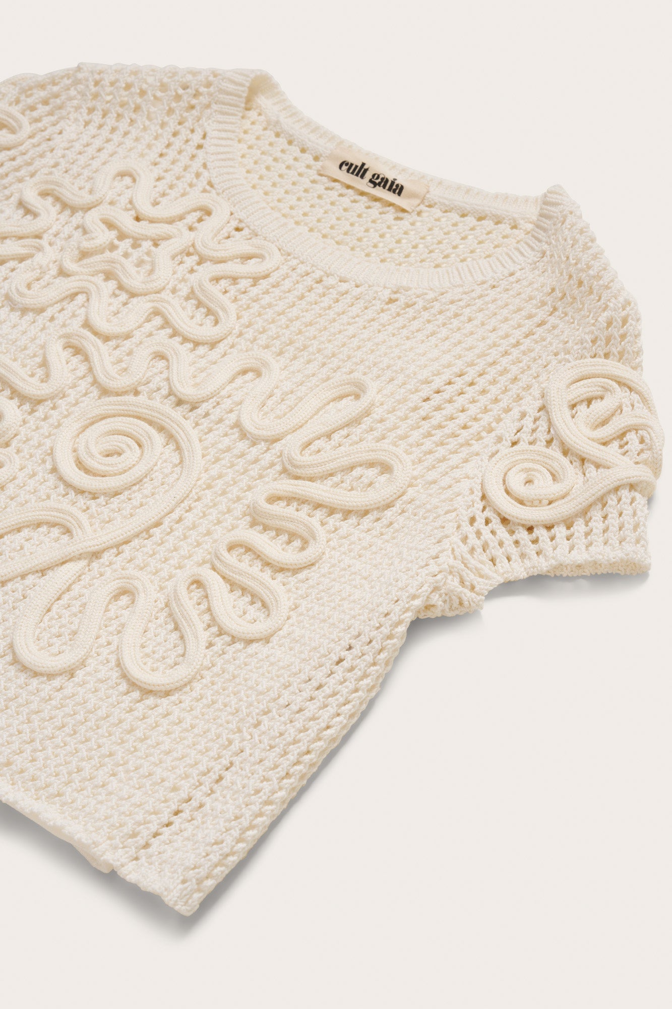 KIDS ILEANA TOP & BOTTOM SET - OFF WHITE