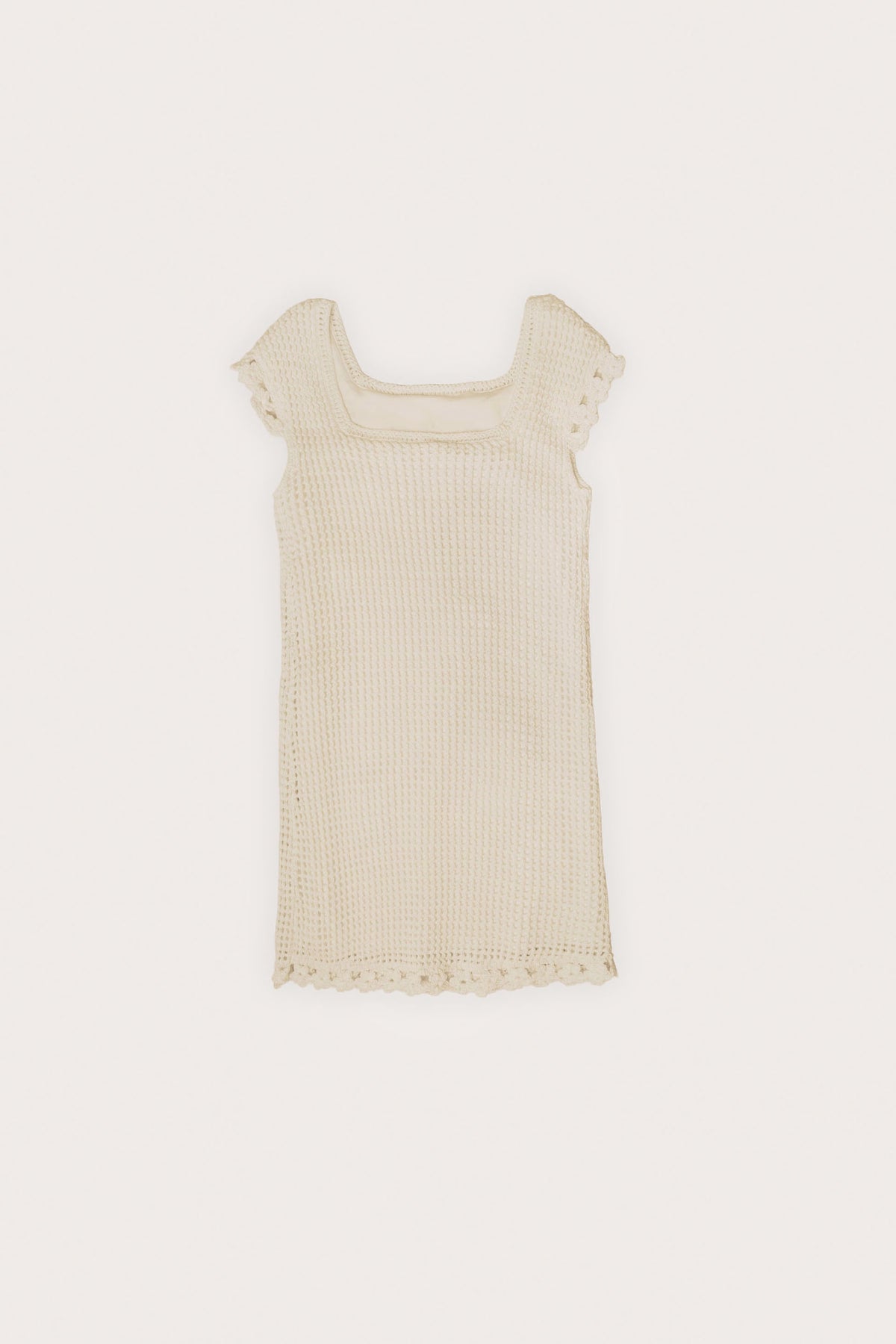 KIDS JANIE DRESS - OFF WHITE