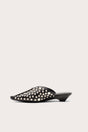 JASMIN STUDDED BABOUCHE MULE - BLACK