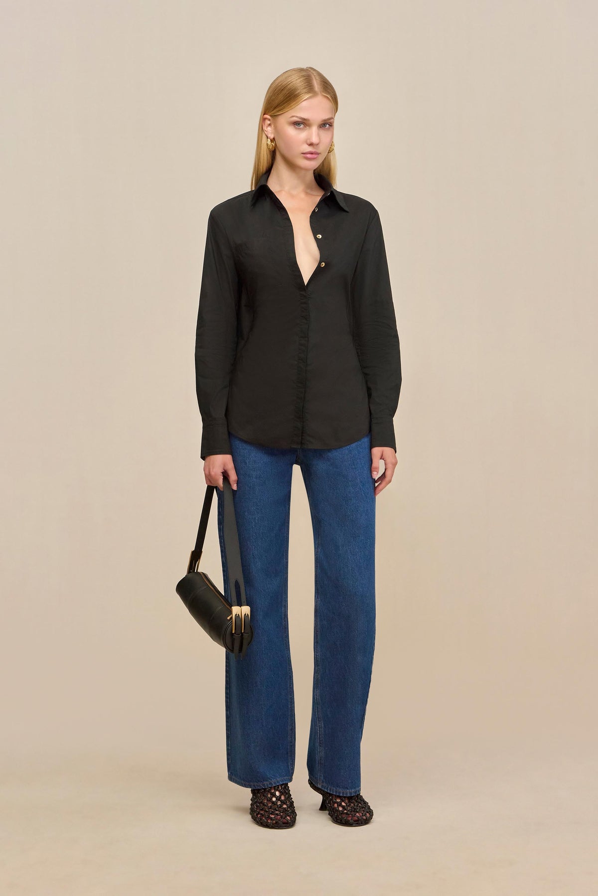 LAINA SHOULDER BAG - BLACK