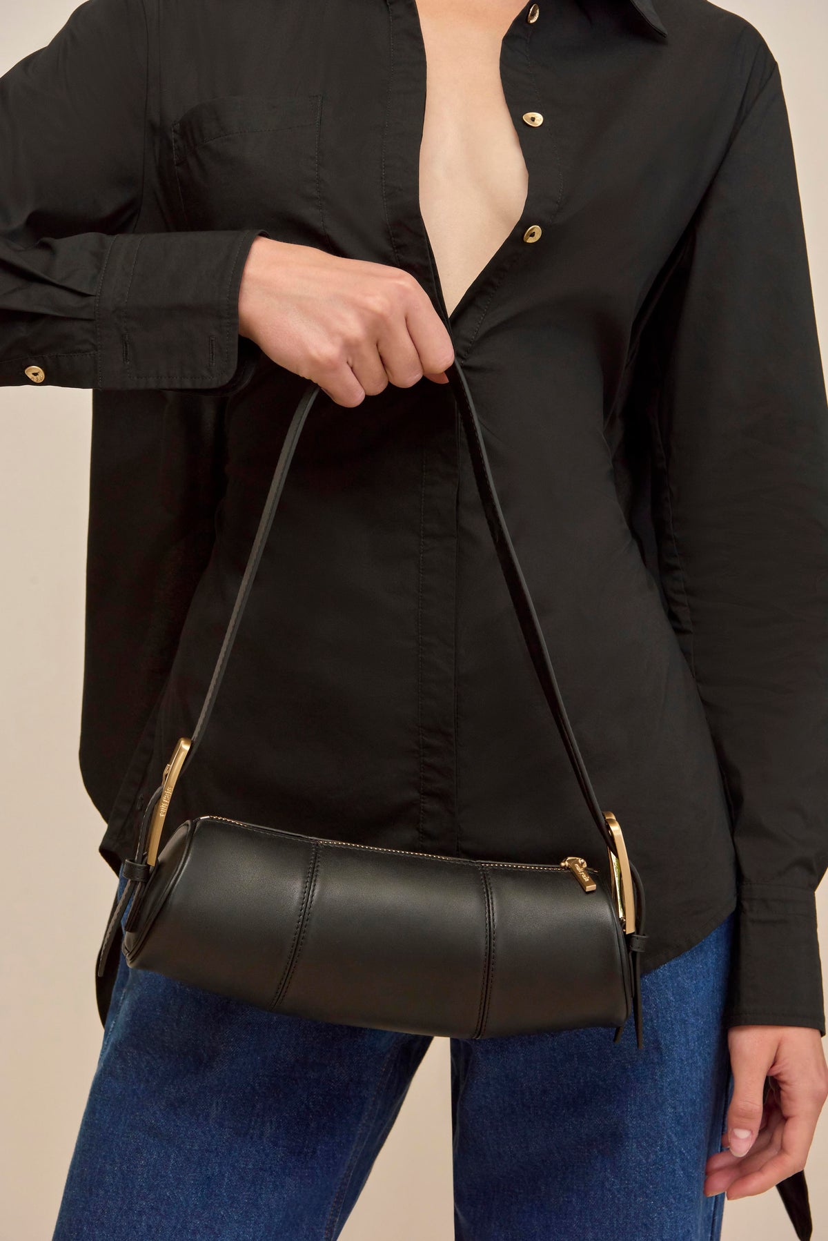 LAINA SHOULDER BAG - BLACK