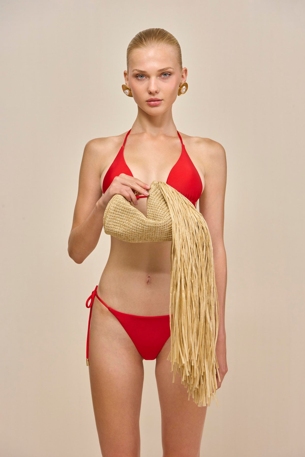 VIERA CLUTCH - NATURAL