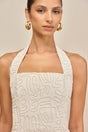 TYRISHA DRESS - OFF WHITE MULTI