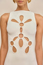 FRANCO KNIT DRESS - OFF WHITE