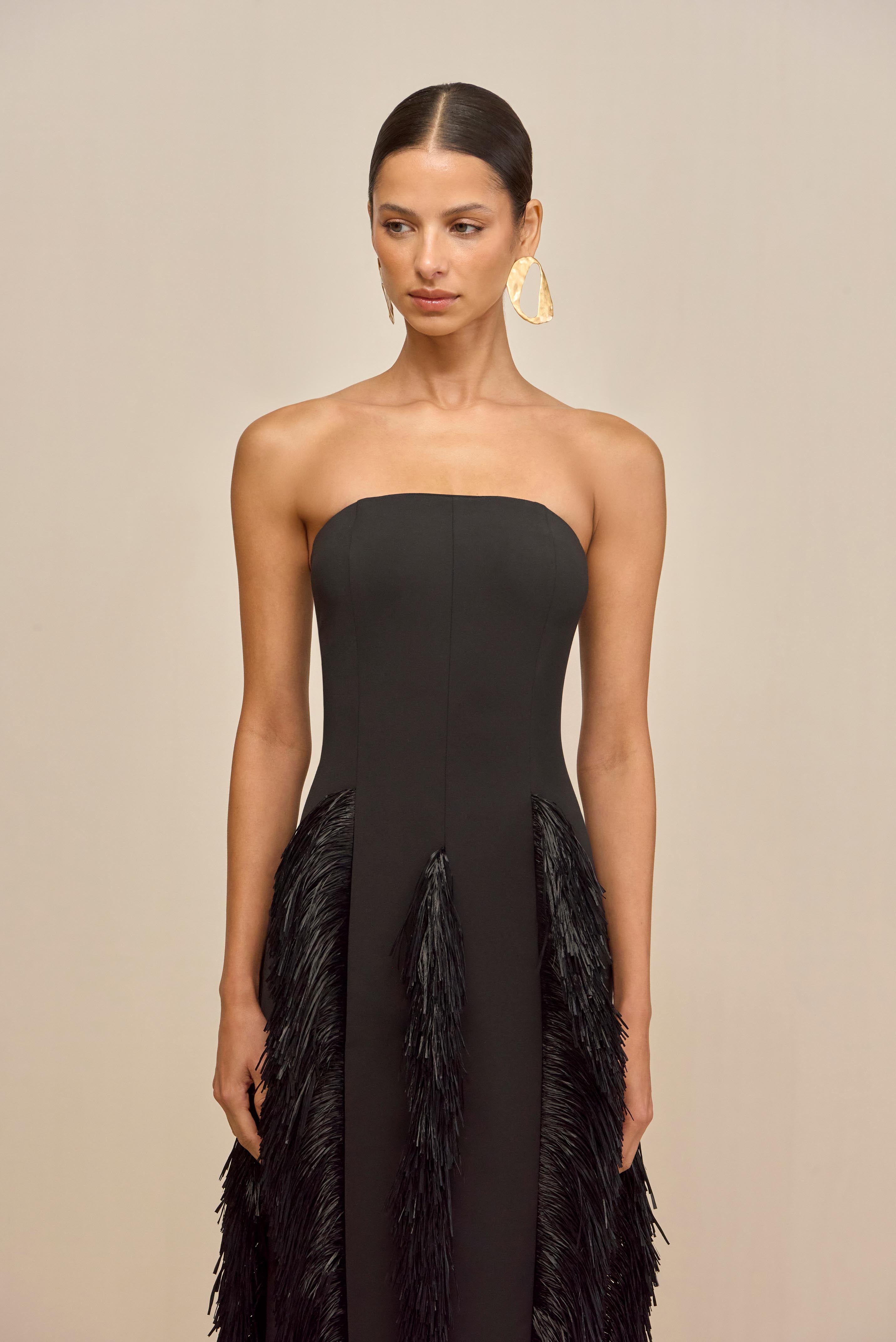 FREYA GOWN - BLACK