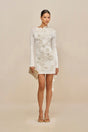 KAELA KNIT DRESS - OFF WHITE