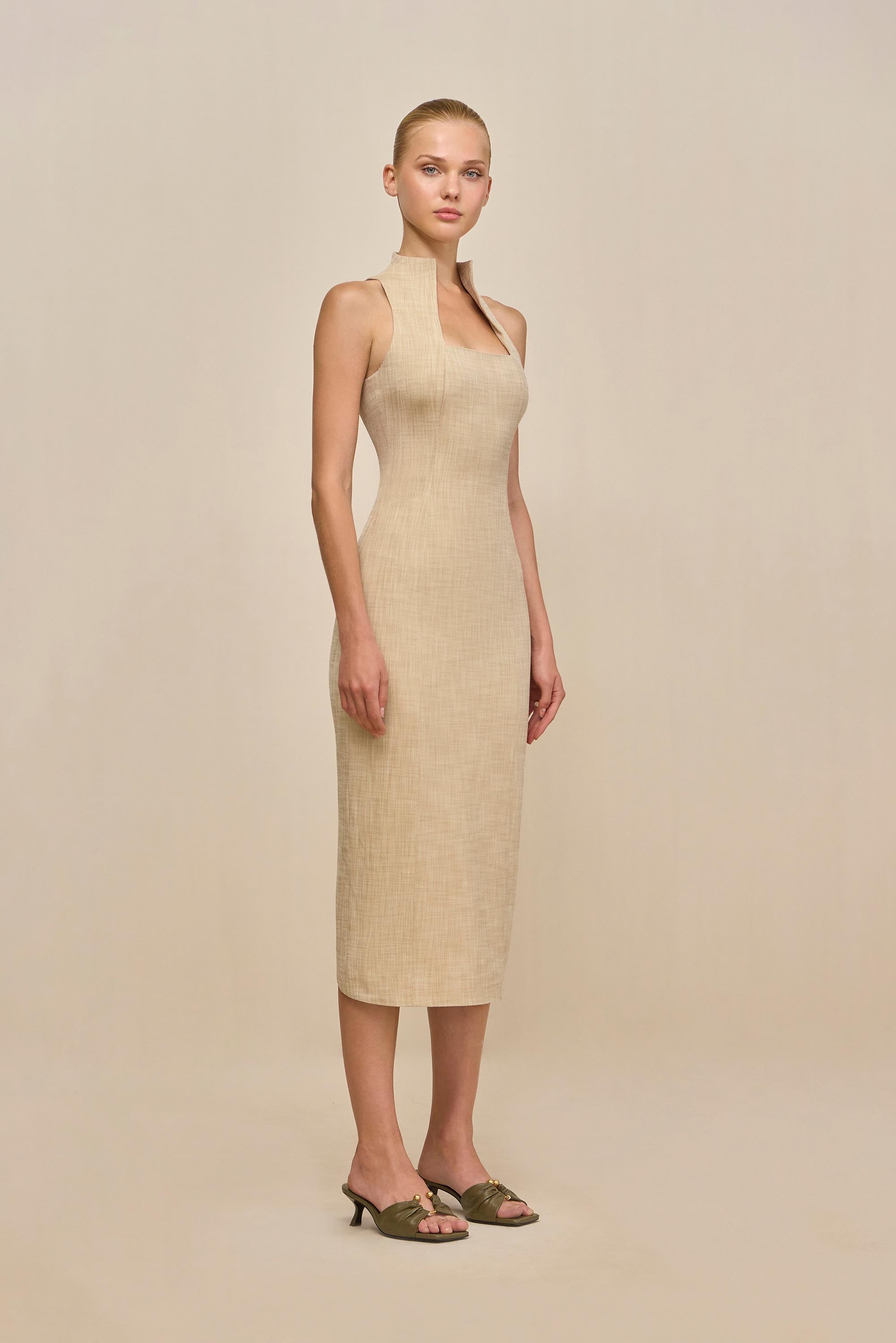 RITA DRESS - ECRU